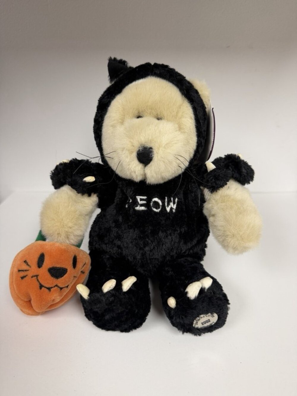 Starbucks Bearista Bear Halloween 2002 22nd Edition Black Cat Meow Pumpkin New